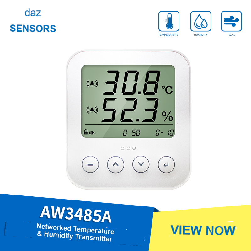 AW3485A Wall-Mounted Temperature and Humidity Transmitter, RS485